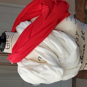 Infinity scarf White